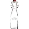 Kilner Square Swing Top Bottle, 9 Ounce In Transparent