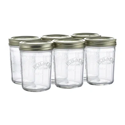 Kilner Wide Mouth Canning Jar 12 oz 6 Pk In Clear