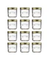 Kilner Wide Mouth Canning Jar 7 Oz, Set Of 12 In Clear