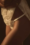 Kilo Brava Bow Mesh G-string In White