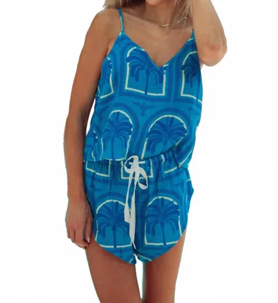 Kilo Brava Cami & Short Set In Resort Palms In Multi