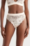 Kilo Brava Floral Lace Briefs In Whisper Peach