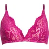 Kilo Brava Floral Lace Triangle Bralette In Purple