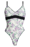 KILO BRAVA KILO BRAVA FLORAL PRINT LACE TEDDY