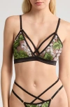 Kilo Brava Hydrangea Lace Underwire Bra In Hydrangea Night