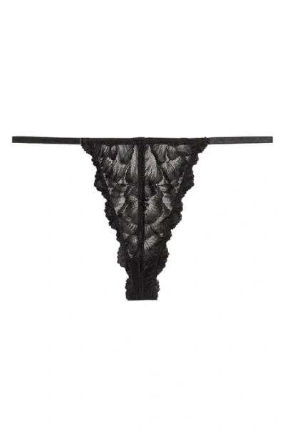 Kilo Brava Lace G-string In Black