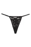 Kilo Brava Lace G-string In Black