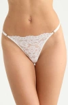 Kilo Brava Lace G-string In Gold