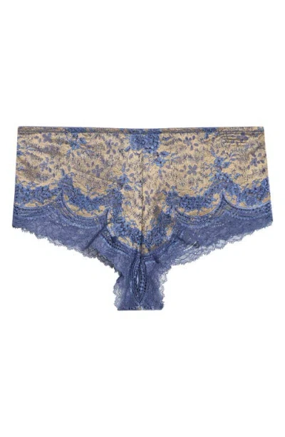 Kilo Brava Lace Hipster Panties In Blue