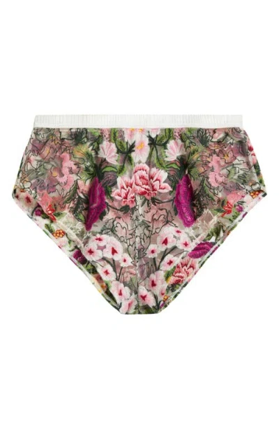 Kilo Brava Lace Tap Shorts In Multicolor Floral