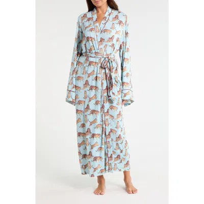 Kilo Brava Maxi Robe In Dancing Tigers