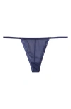 Kilo Brava Mesh G-string In Midnight Blue