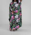 Kilo Brava Tropical Caftan In Summer Shadows In Multi