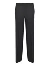 Kiltie Floretta Flared Trousers In Navy