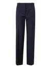 Kiltie Andrew Wide Leg Trousers In Blue