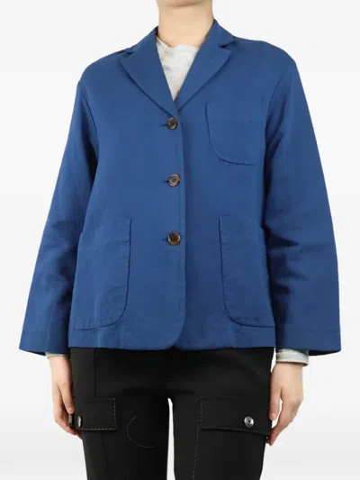 Pre-owned Kiltie Button-up Chore Jacket In Blue
