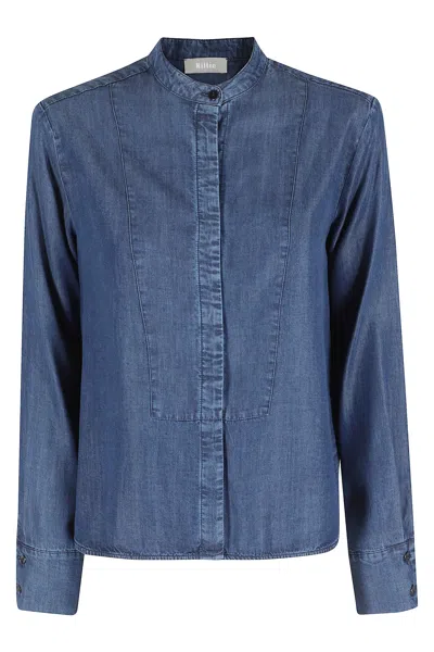 Kiltie Camicia Smoke In Blue