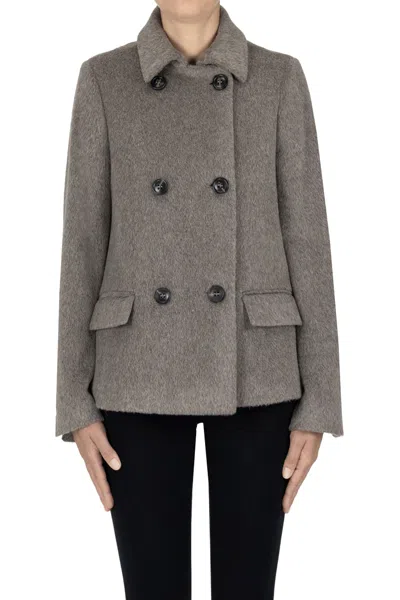 Kiltie Club Double-breasted Jacket In Gray