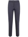 Kiltie "costes" Straight Trousers In Blue