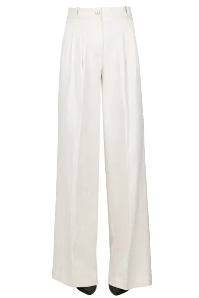 Kiltie Darts Trousers In White