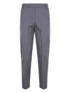 Kiltie Elastic-waist Trousers In Blue