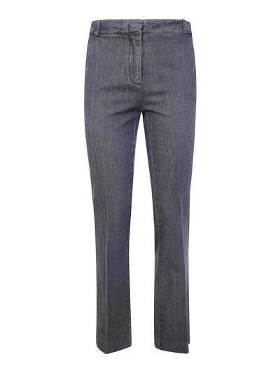 Kiltie Florette Flared Trousers In Black