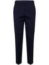Kiltie Hugo Elastic Back Trouser In Blue