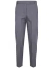 Kiltie Elastic-waist Trousers In Blue