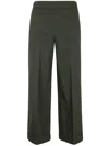Kiltie Kirk Wide Leg Trousers In Forest