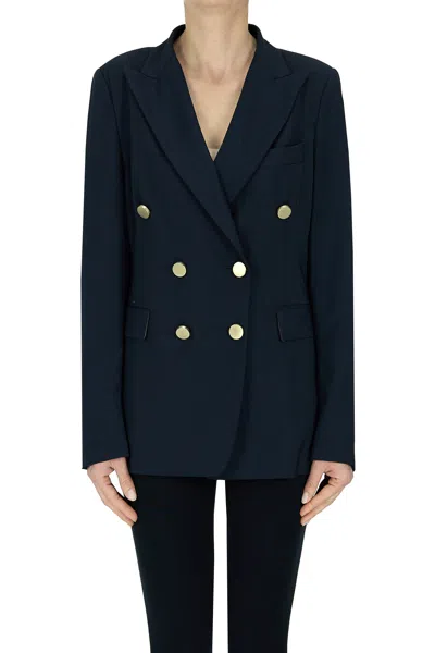 Kiltie Lightweight Wool Blazer In Blue