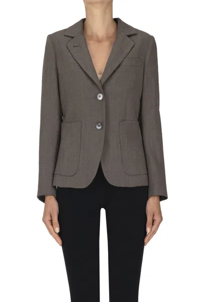 Kiltie Lin Blazer In Brown