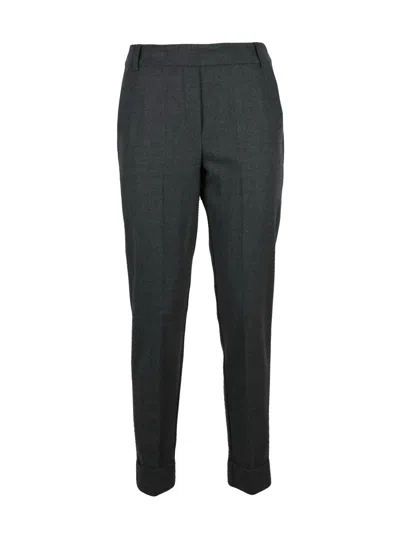 Kiltie Sophisticated Grey  Pants With Tailored Silhouette And Practical Design In Gray