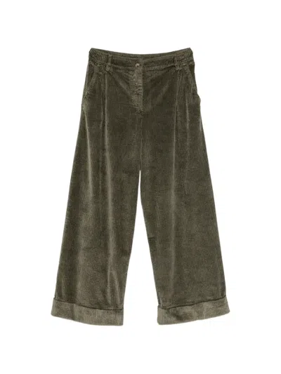 Kiltie Spencer Corduroy Trousers In Metallic