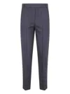 Kiltie Tapered Trousers In Blue