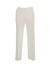 Kiltie Costes Slim Pants Cotton Bistretch In White