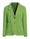 Kiltie Woman Blazer Green Size 8 Cotton, Linen