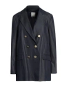 Kiltie Woman Blazer Navy Size 10 Cotton, Modal, Elastane
