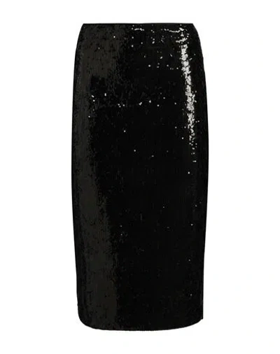 Kiltie Woman Midi Skirt Black Size 2 Polyester, Polyamide