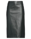 Kiltie Woman Midi Skirt Dark Green Size 10 Viscose, Polyurethane