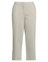 Kiltie Woman Pants Beige Size 10 Cotton, Linen