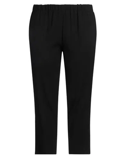 Kiltie Woman Pants Black Size 14 Wool, Polyamide, Elastane