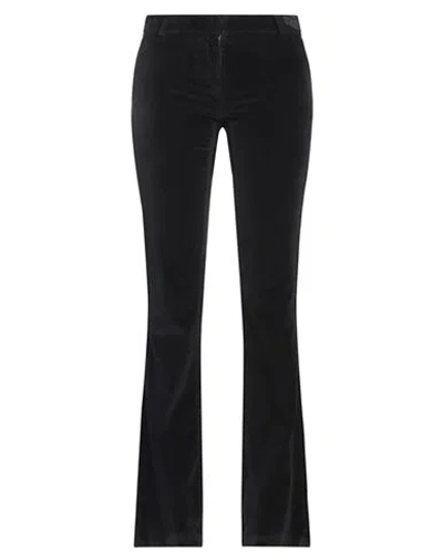 Kiltie Woman Pants Black Size 2 Cotton, Viscose, Elastane