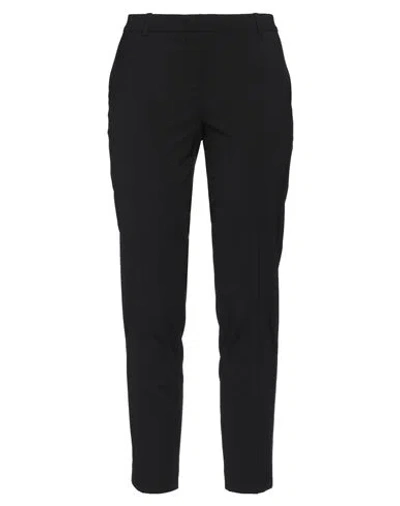 KILTIE KILTIE WOMAN PANTS BLACK SIZE 6 VIRGIN WOOL, ELASTANE