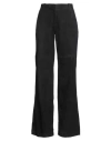 Kiltie Woman Pants Black Size 8 Goat Skin