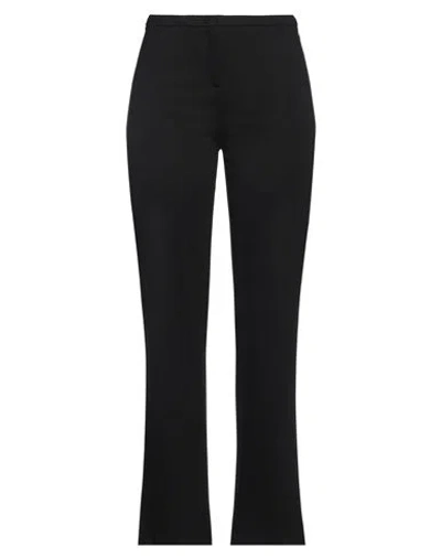 Kiltie Woman Pants Black Size 6 Viscose, Polyamide, Elastane