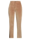 Kiltie Woman Pants Camel Size 10 Cotton, Viscose, Elastane