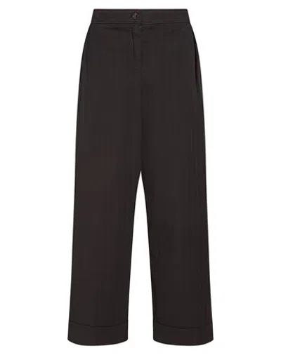 Kiltie Woman Pants Charcoal Size 8 Cotton, Elastane In Gray