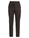 Kiltie Woman Pants Dark Brown Size 6 Goat Skin