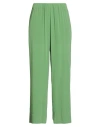 Kiltie Woman Pants Green Size 6 Silk, Elastane In Green