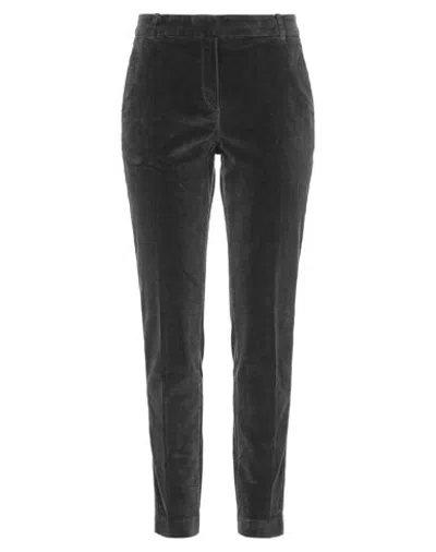 Kiltie Woman Pants Grey Size 12 Cotton, Viscose, Elastane In Gray
